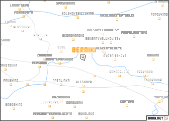map of Berniki