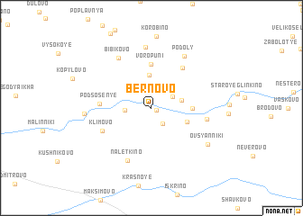 map of Bernovo