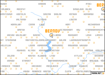 map of Bernov