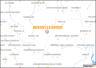 map of Bernoy-Cemprón