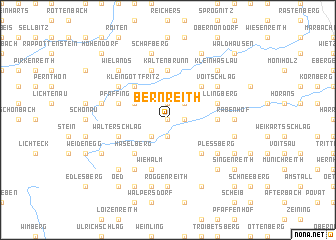 map of Bernreith