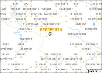 map of Bernreuth