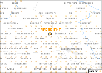 map of Bernricht