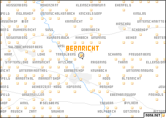 map of Bernricht