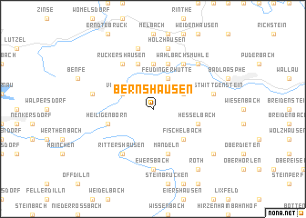 map of Bernshausen