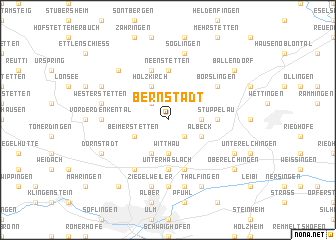 map of Bernstadt