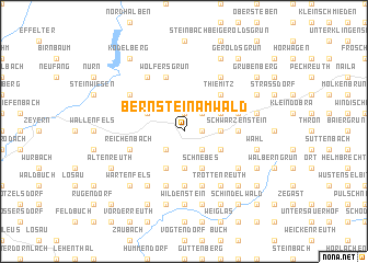 map of Bernstein am Wald