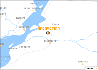 map of Bernyatino