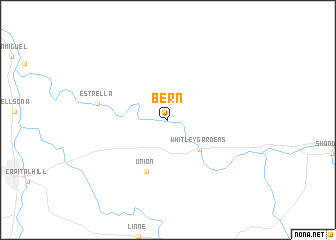 map of Bern