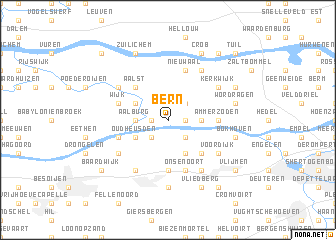 map of Bern