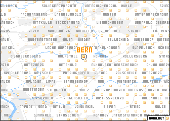 map of Bern