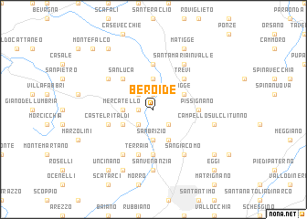 map of Beroide