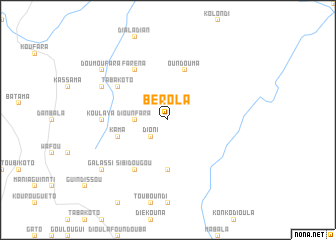 map of Bérola