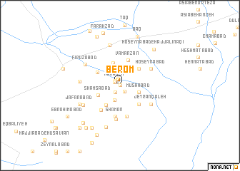map of Berom