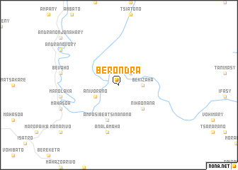 map of Berondra