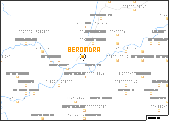 map of Berondra