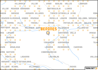 map of Berones