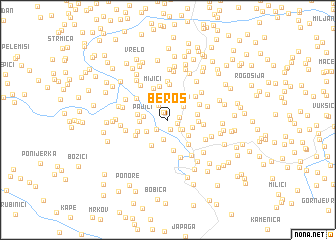 map of Beroš