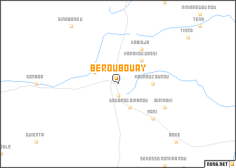 map of Béroubouay