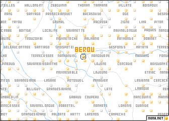 map of Berou
