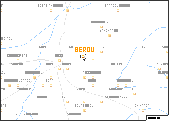 map of Bérou