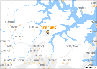 map of Berowra