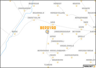 map of Béro Yao