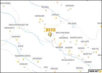 map of Bērō