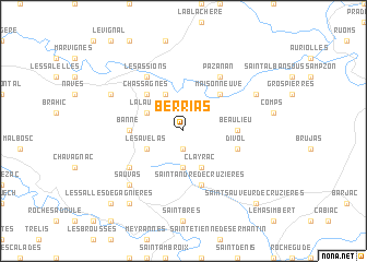 map of Berrias