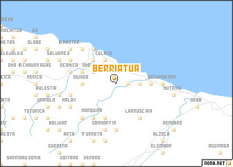 map of Berriatúa