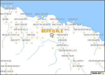 map of Berridale