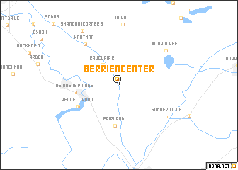 map of Berrien Center