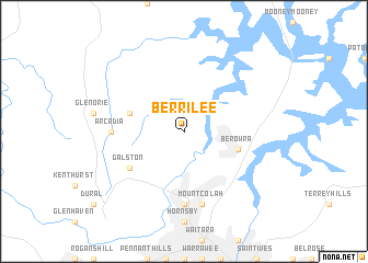 map of Berrilee