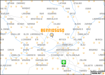 map of Berriosuso