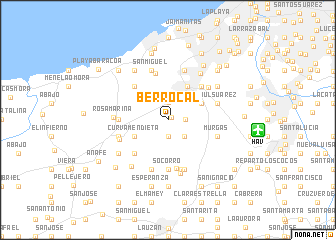 map of Berrocal