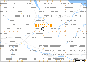 map of Berrojas