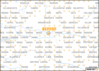 map of Berrón