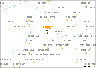 map of Berro