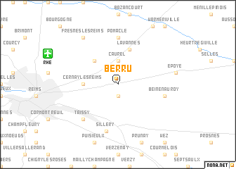 map of Berru