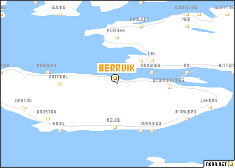 map of Berrvik