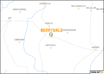 map of Berrydale