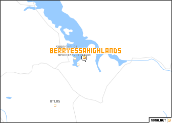 map of Berryessa Highlands