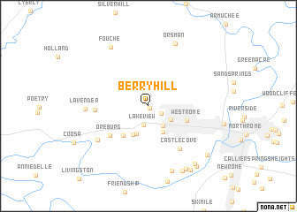 map of Berryhill