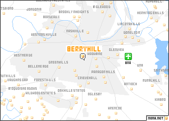 map of Berry Hill