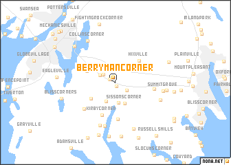 map of Berryman Corner