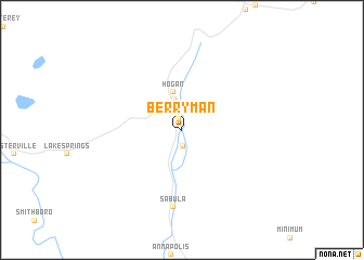 map of Berryman