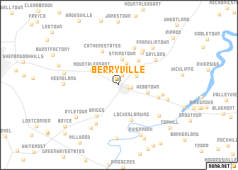 map of Berryville