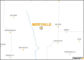 map of Berryville