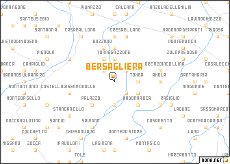 map of Bersagliera