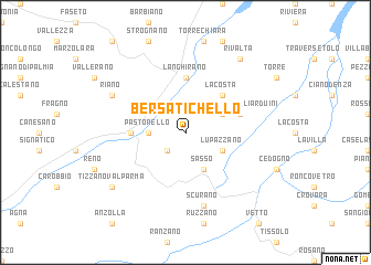 map of Bersatichello